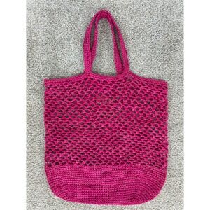 Beyond The Beach BTB Los‎ Angeles Sunday Market Morning Tote Bag in Bright Pink